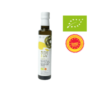 Ekologiškas Kalamata PDO ypač tyras alyvuogių aliejus - Green & Blu 250 ml