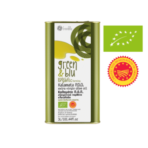 Ekologiškas Kalamata PDO ypač tyras alyvuogių aliejus - Green & Blu 3 L