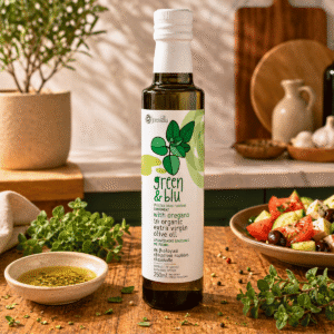 Ekologiškas alyvuogių aliejus su raudonėliu - 250 ml