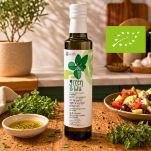 Ekologiškas ypač tyras alyvuogių aliejus su raudonėliu - 250 ml