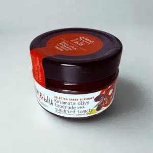 Kalamata alyvuogių užtepėlė su džiovintais pomidorais, 110 g stiklainis