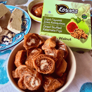Džiovintos Kalamata figos su graikiniais riešutais 200g