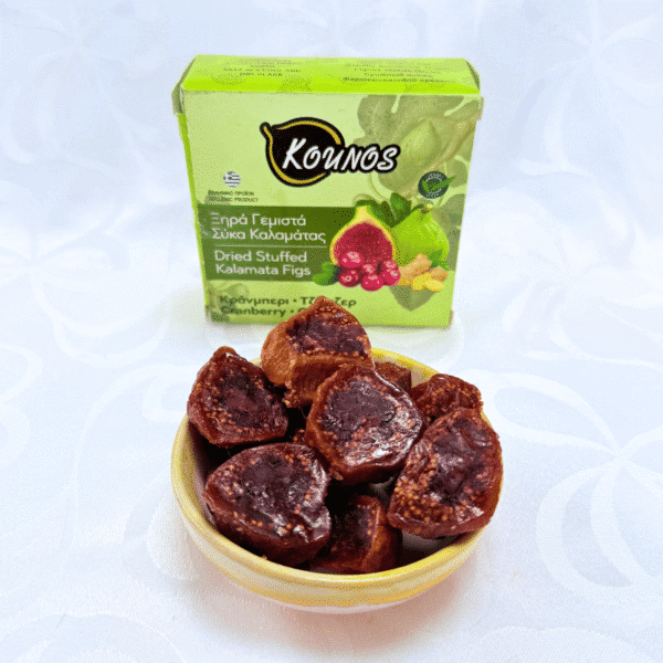Džiovintos Kalamata figos su spanguolėmis 200g - Image 4