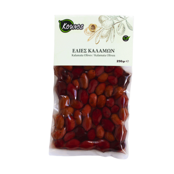 Kalamata alyvuogės, subrandintos, vėlyvojo derliaus 250g