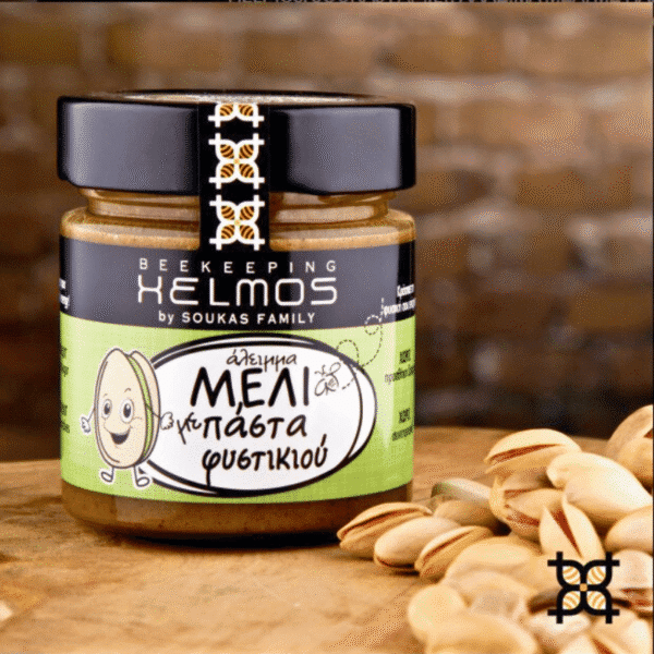 Graikiško medaus kremas su pistacijomis – 300g 2