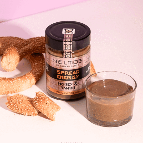 Medaus ir tahini natūralus energijos kremas 420g