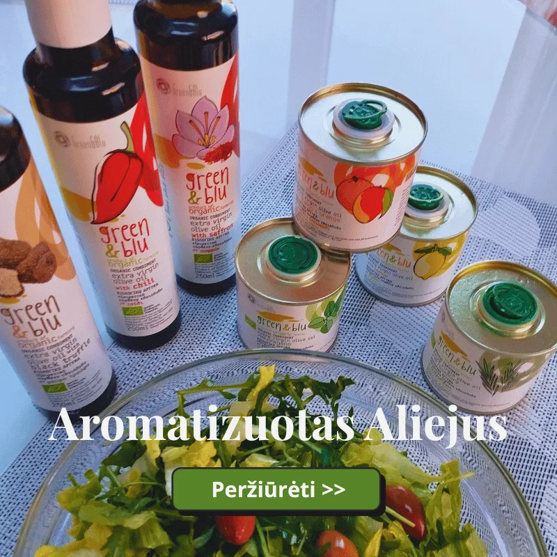 Aromatizuotas alyvuogių aliejus