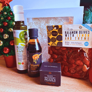 Dovanų dėžutė „Šventinė Gaiva iš Graikijos“ (4 produktai)