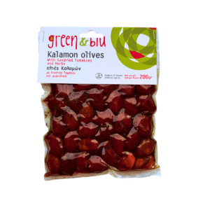 Kalamata alyvuogės su džiovintais pomidorais ir žolelėmis 200g f1