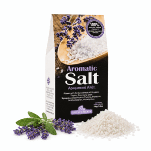 Aromatinė druska su žolelėmis (raudonėlis, čiobreliai, rozmarinas, šalavijas), 100 g