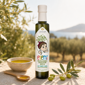 Ekologiškas ypač tyras alyvuogių aliejus vaikams ir šeimai – Critida Eleni for Kids 250 ml (Kreta) v5