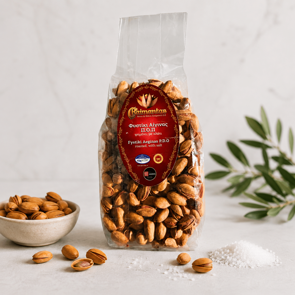 Pistacijos Kevale Skrudintos, Sūdytos (Aegina PDO) 250g