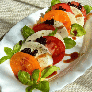 Caprese salotos - Viduržemio jūros receptas